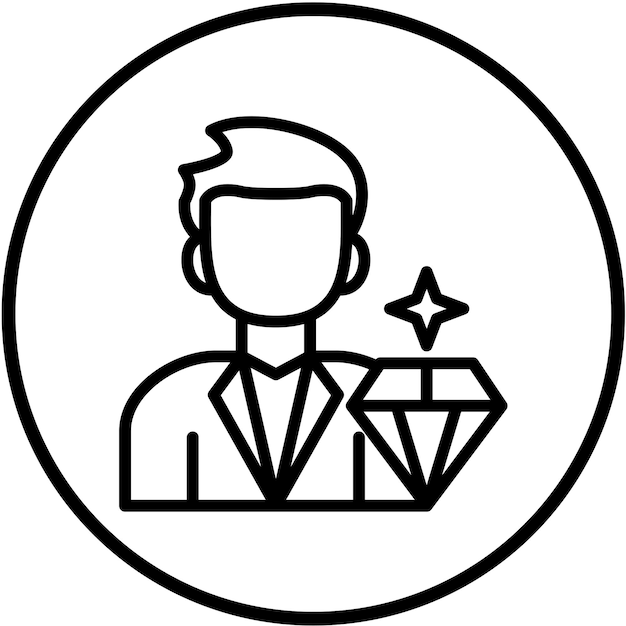 Diseño vectorial Perfeccionismo Estilo de icono