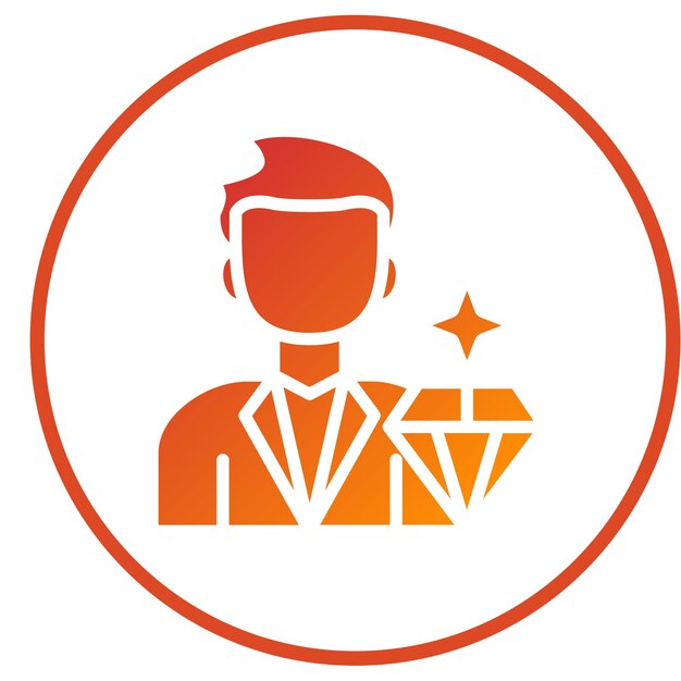 Diseño vectorial Perfeccionismo Estilo de icono