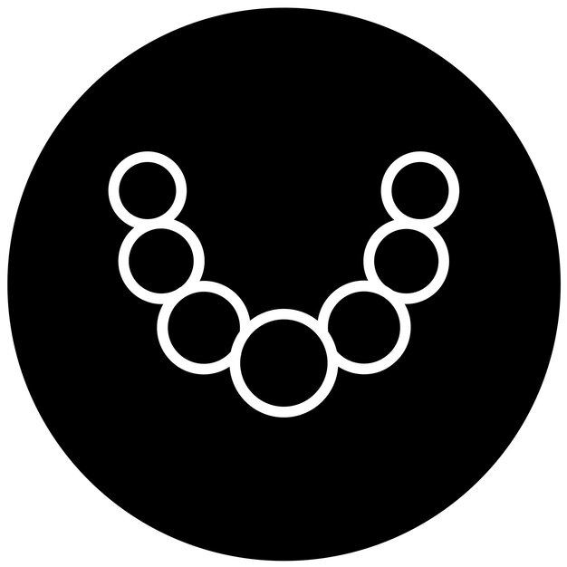 Diseño vectorial de las perlas de PetPamper Estilo de icono