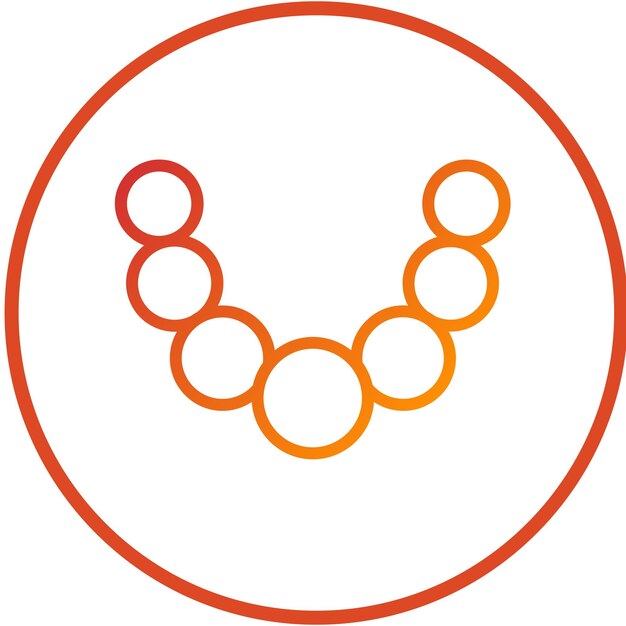 Diseño vectorial de las perlas de PetPamper Estilo de icono