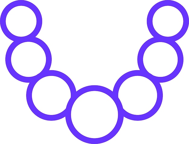 Diseño vectorial de las perlas de PetPamper Estilo de icono