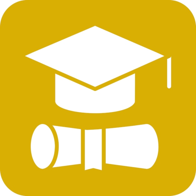 Diseño vectorial Phd Estilo de icono