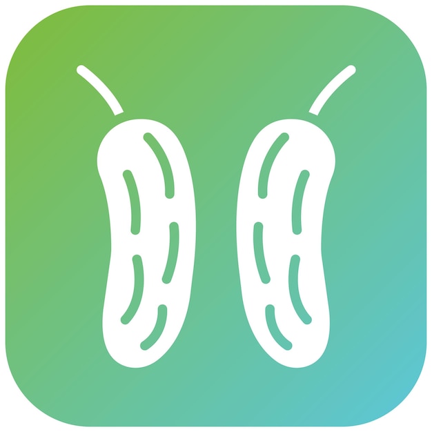 Diseño vectorial Pickle Pizzazz Estilo de icono