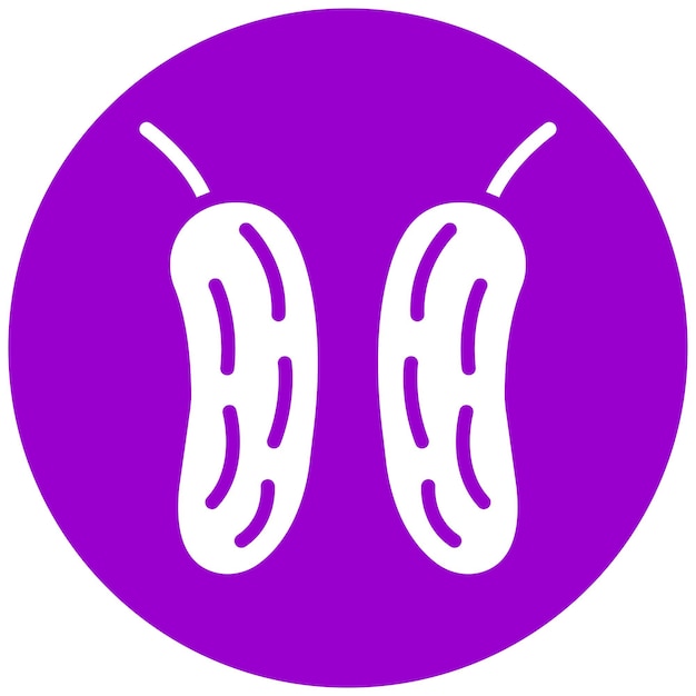 Diseño vectorial Pickle Pizzazz Estilo de icono