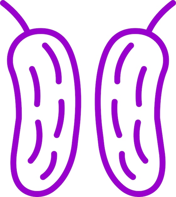 Diseño vectorial Pickle Pizzazz Estilo de icono