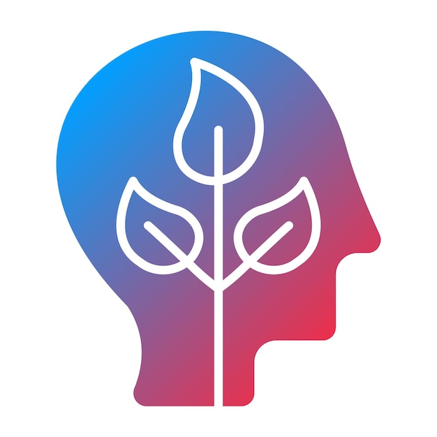Diseño vectorial Piense en el estilo del icono verde