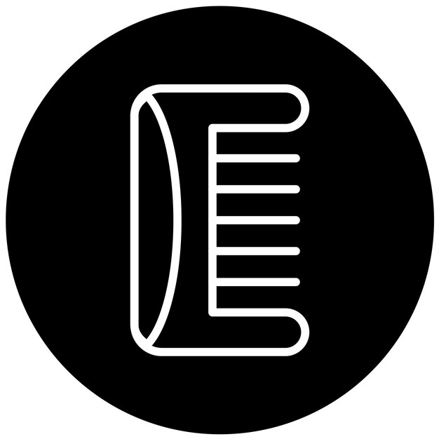 Diseño vectorial Pincel de cabello para bebés Estilo de icono