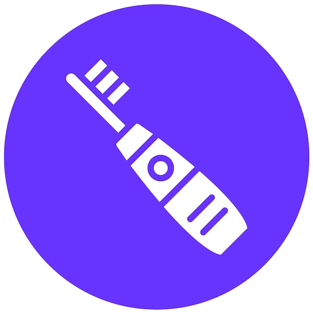 Diseño vectorial Pincel de dientes sonico Estilo de icono