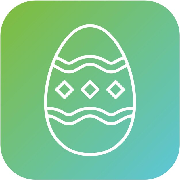 Diseño vectorial Pintura estilo de icono de huevo