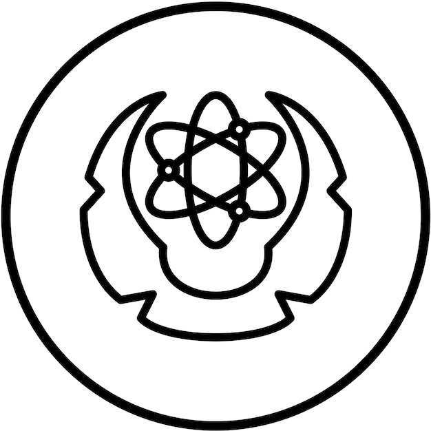 Diseño vectorial pionero Estilo del icono del emblema