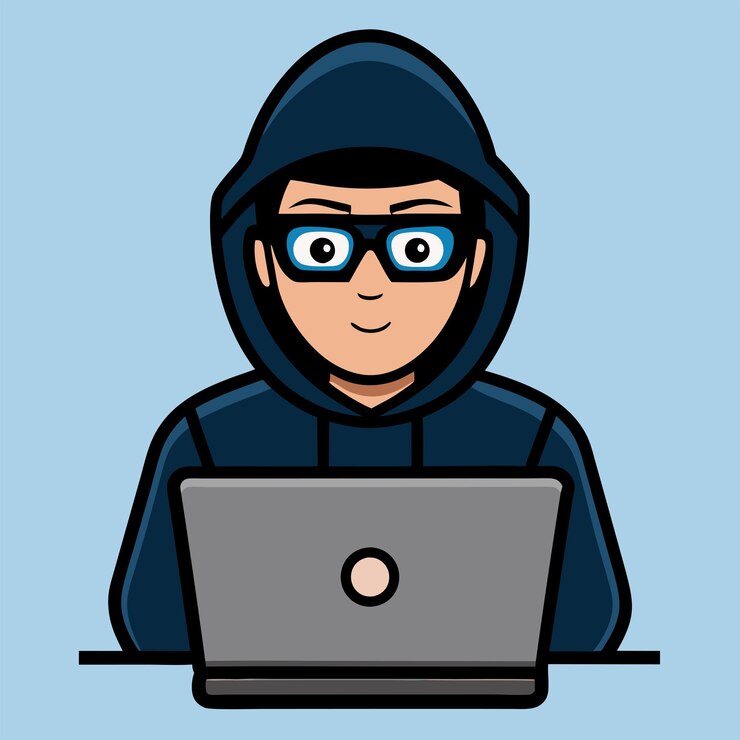 Vector diseño vectorial de piratas informáticos