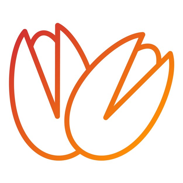 Diseño vectorial Pistachio Parade Estilo de icono