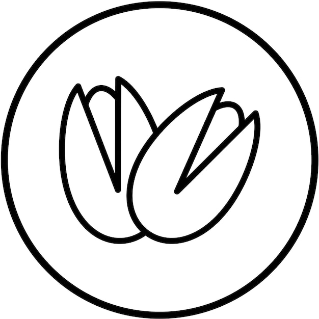 Diseño vectorial Pistachio Parade Estilo de icono