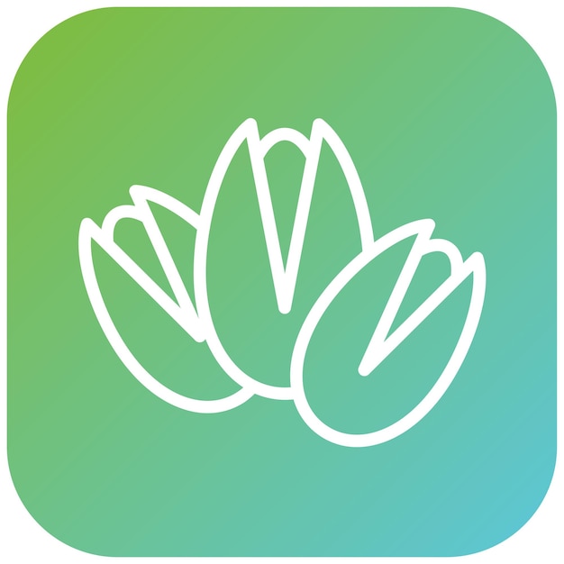 Diseño vectorial Pistachio Paradise Estilo de icono