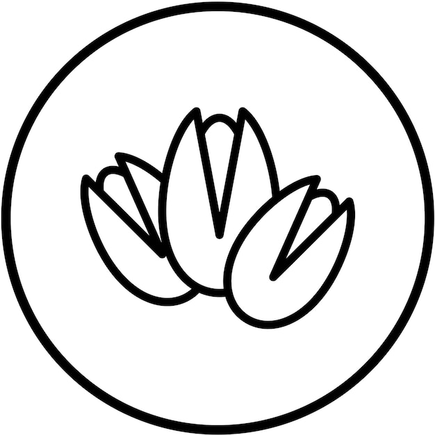 Diseño vectorial Pistachio Paradise Estilo de icono