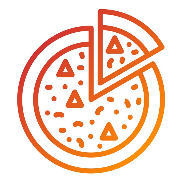 Diseño vectorial Pizzazz Estilo de icono