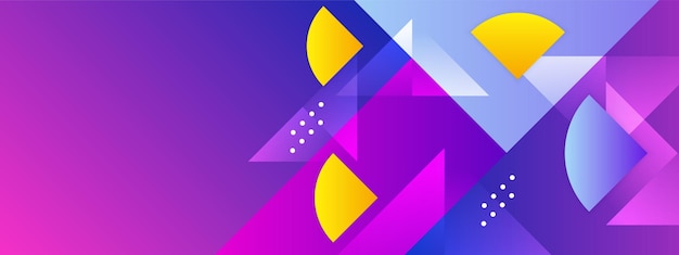 diseño vectorial plano fondo abstracto con formas coloridas
