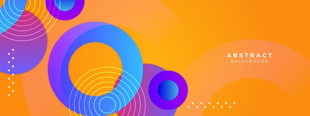 diseño vectorial plano fondo abstracto con formas coloridas