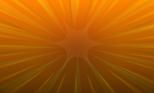 diseño vectorial plano fondo de estilo cómic naranja