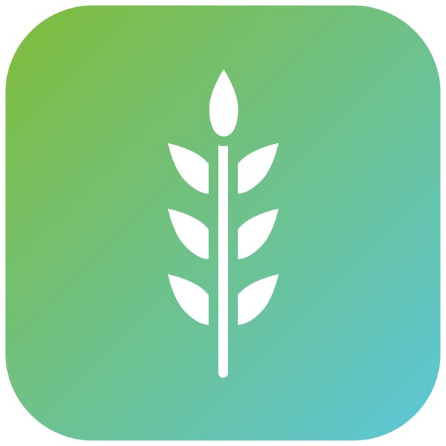 Diseño vectorial de plantas nutricionales Estilo del icono