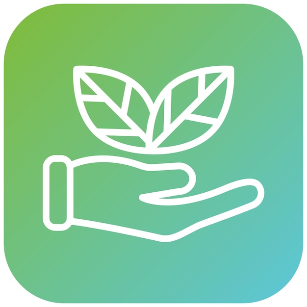 Diseño vectorial PlantDriven Estilo de icono