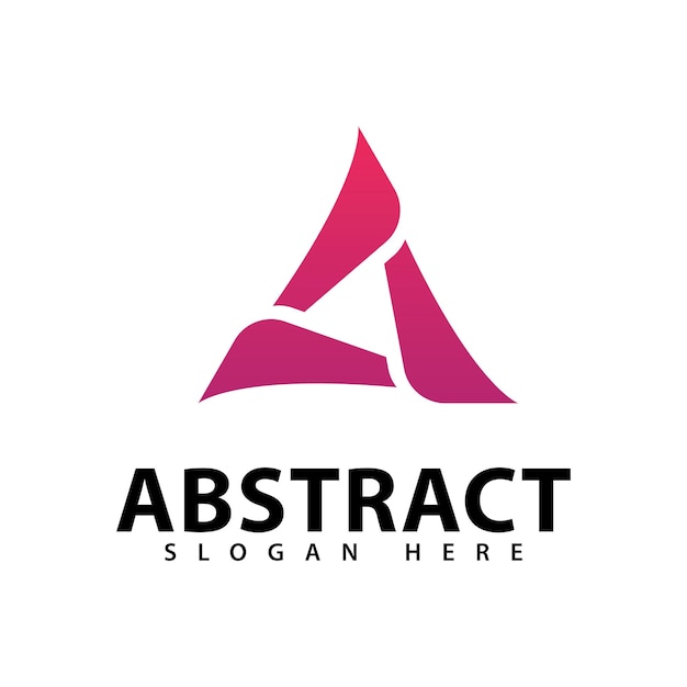 Diseño vectorial de la plantilla del logotipo del triángulo