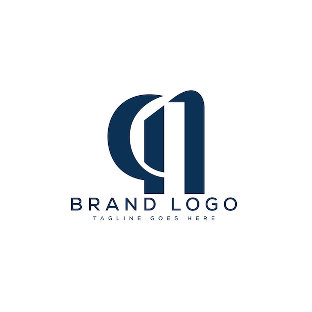 Diseño vectorial de plantillas de diseño de letras del logotipo CN para la marca