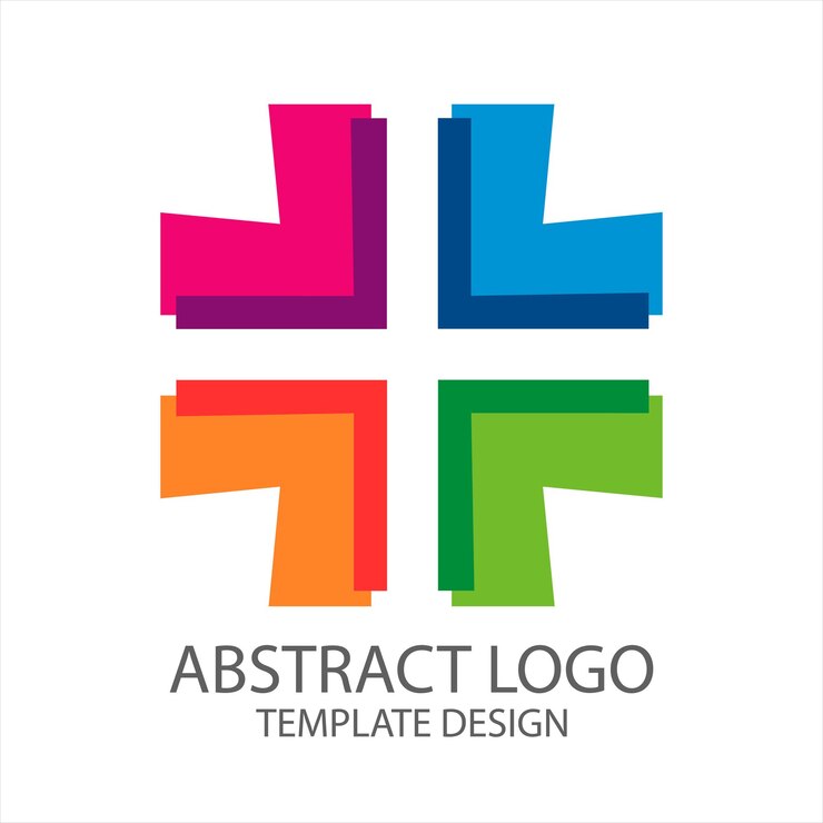 Vector diseño vectorial de plantillas de logotipo abstractas y coloridas