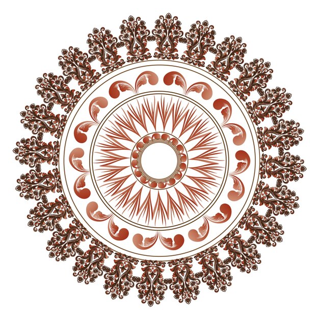 diseño vectorial de plantillas de mandala