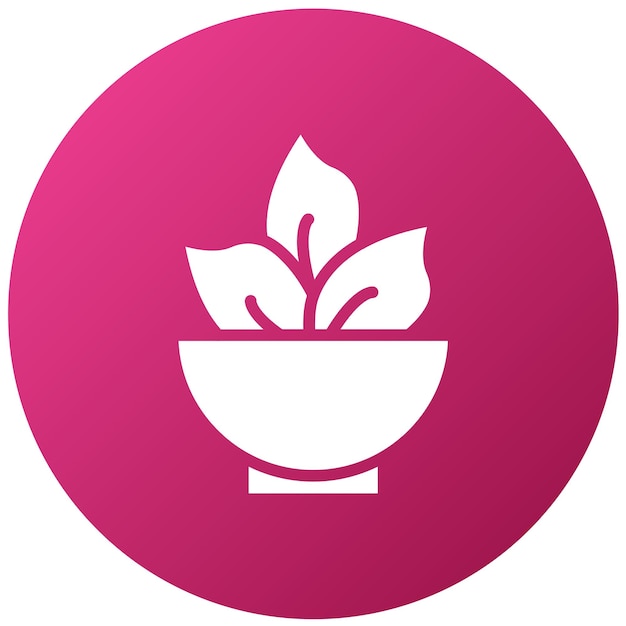 Diseño vectorial PlantPowered Estilo de icono