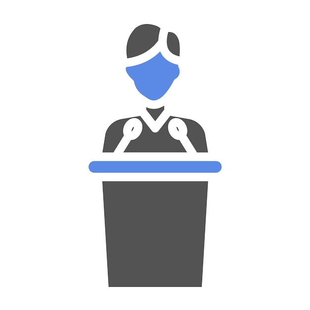 Diseño vectorial Políticas Estilo del icono