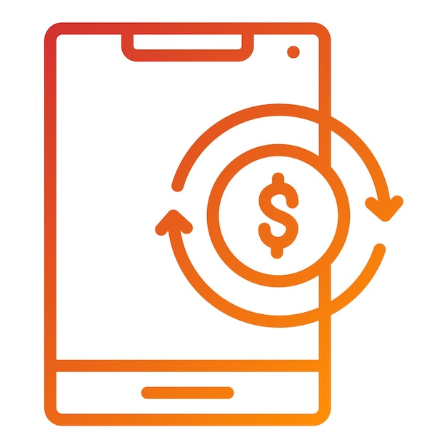 Diseño vectorial Proceso de pago Estilo del icono