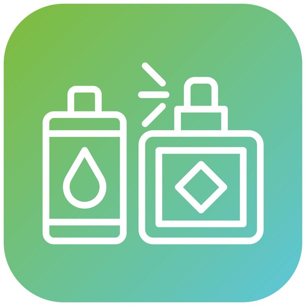 Diseño vectorial de productos de belleza Estilo de icono
