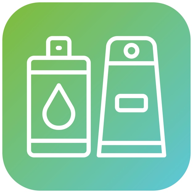 Diseño vectorial de productos de belleza Estilo de icono