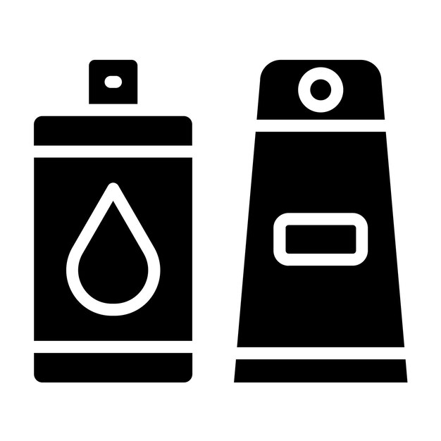 Diseño vectorial de productos de belleza Estilo de icono