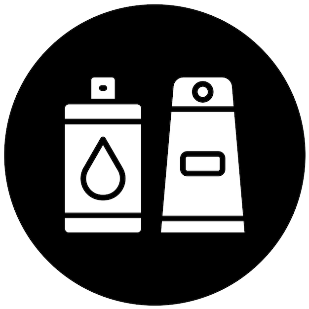 Diseño vectorial de productos de belleza Estilo de icono