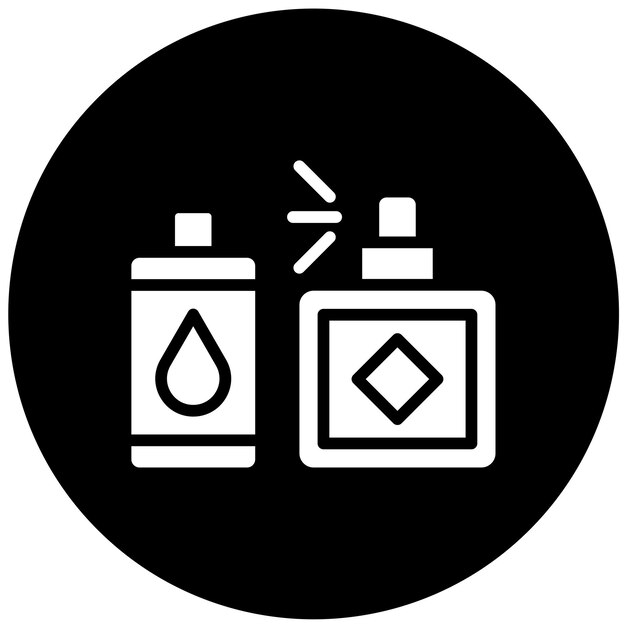 Diseño vectorial de productos de belleza Estilo de icono