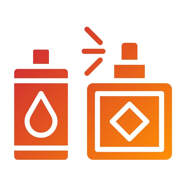 Diseño vectorial de productos de belleza Estilo de icono