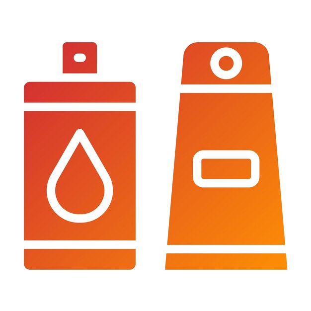 Diseño vectorial de productos de belleza Estilo de icono