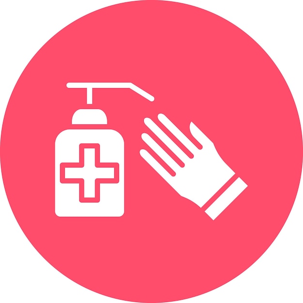 Diseño vectorial de productos para el cuidado de heridas Estilo de icono