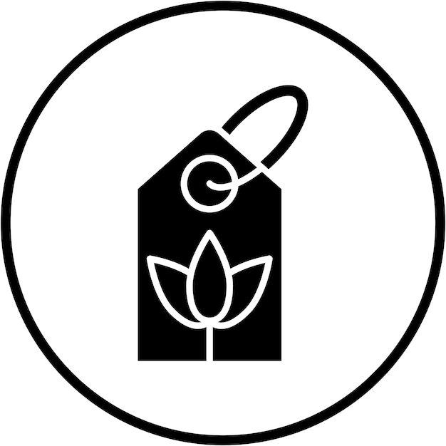 Diseño vectorial de productos verdes Estilo del icono