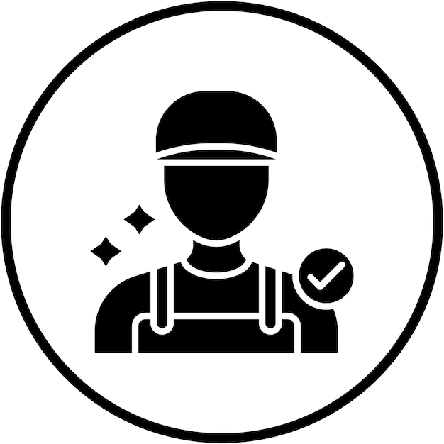 Diseño vectorial Profesionales examinados Estilo de icono