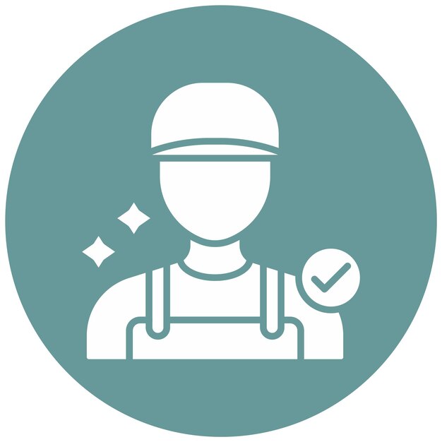 Diseño vectorial Profesionales examinados Estilo de icono