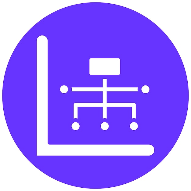 Diseño vectorial Progreso Estilo de icono en cascada