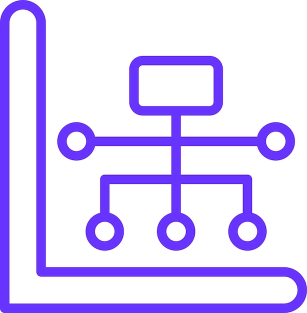 Diseño vectorial Progreso Estilo de icono en cascada