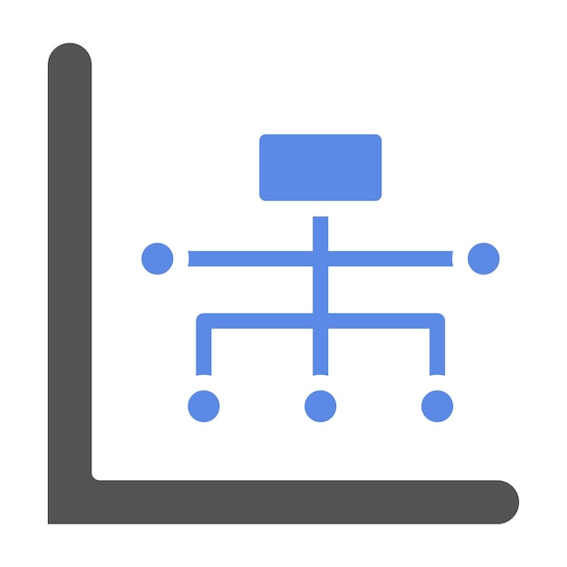 Diseño vectorial Progreso Estilo de icono en cascada