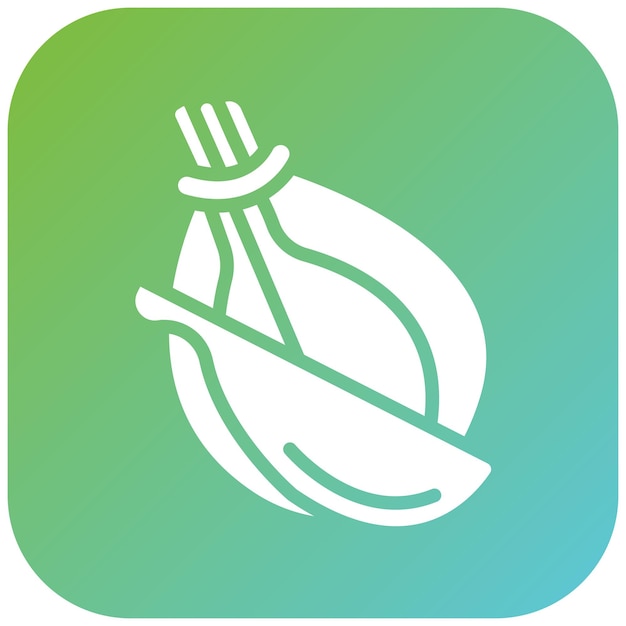 Diseño vectorial Provolone Estilo de icono