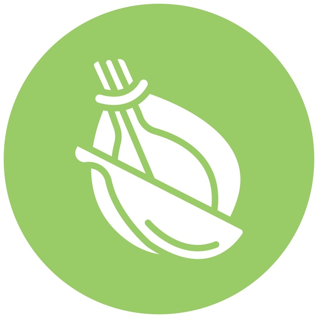Diseño vectorial Provolone Estilo de icono
