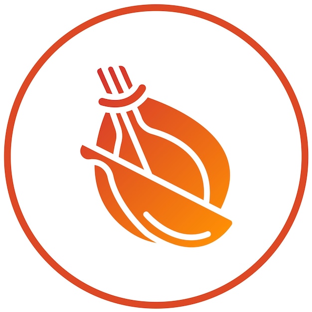 Diseño vectorial Provolone Estilo de icono