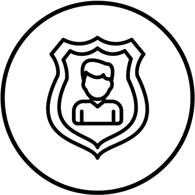 Diseño vectorial Pseudonimización Estilo del icono